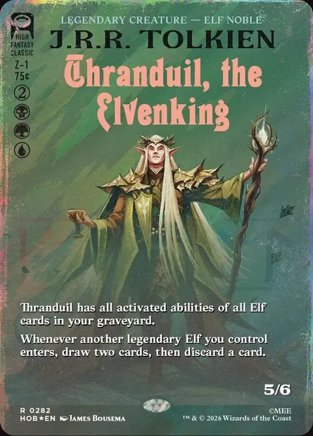 Thranduil, the Elvenking, Magic card HOB 282 — The Hobbit set