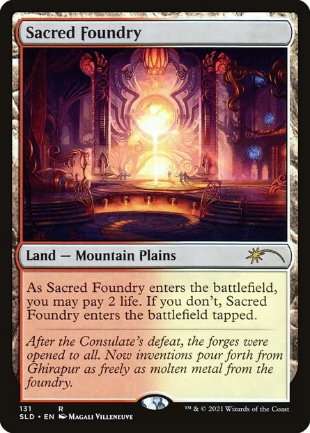 Sacred Foundry, Magic card SLD 131 — Secret Lair Drop set