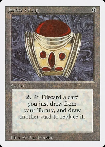 Jandor's Ring, Magic card 3ED 256 — Revised Edition set