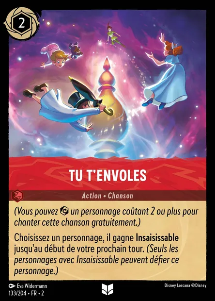 Tu t'envoles, carte Disney Lorcana CH2-133 — extension L'Ascension des Floodborn