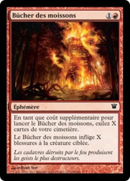 Bûcher des moissons, carte Magic ISD 146 — extension Innistrad