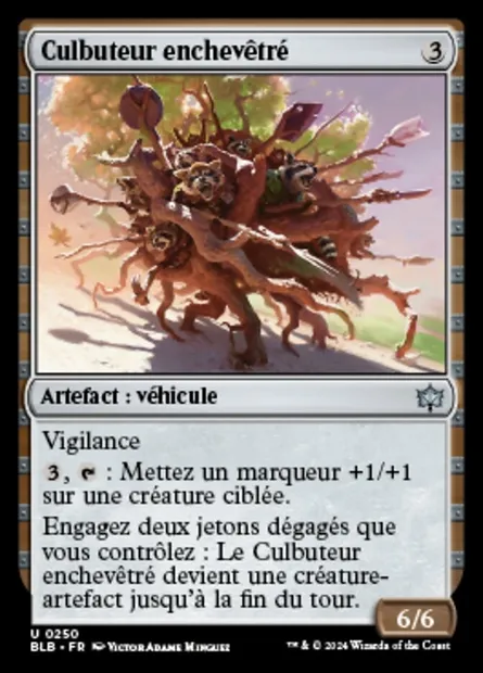 Culbuteur enchevêtré, carte Magic BLB 250 — extension Bloomburrow
