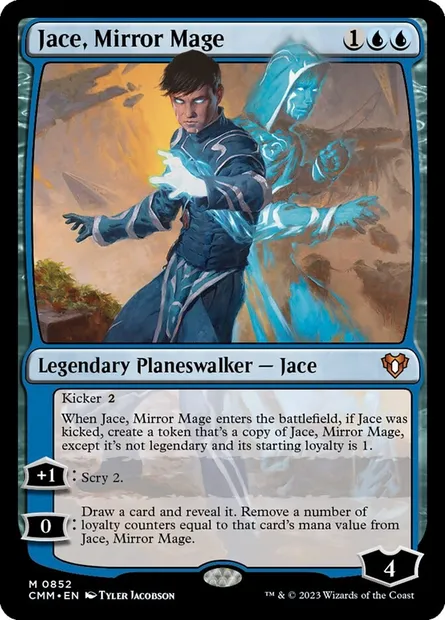Jace, Mirror Mage, Magic card CMM 852 — Commander Masters set