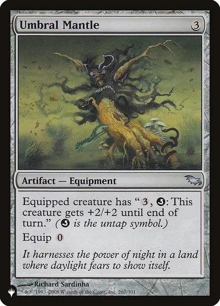 Umbral Mantle, Magic card PLST SHM-267 — The List set