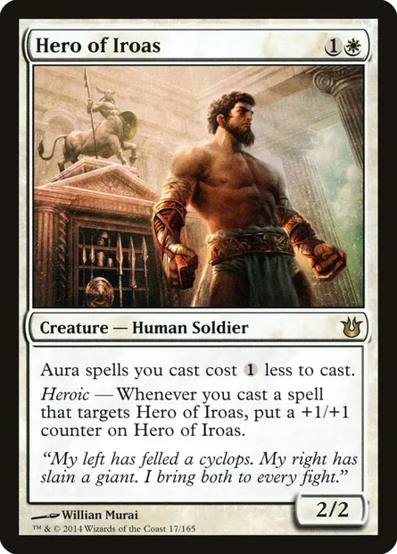 Hero of Iroas, Magic card BNG 17 — Born of the Gods set