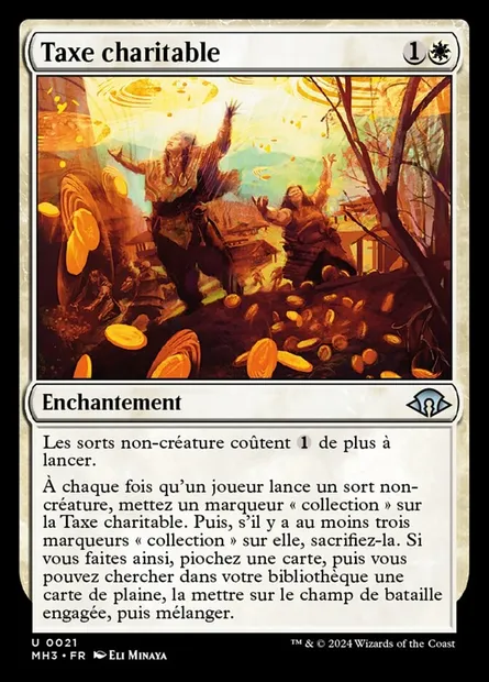 Taxe charitable, carte Magic MH3 21 — extension Modern Horizons 3