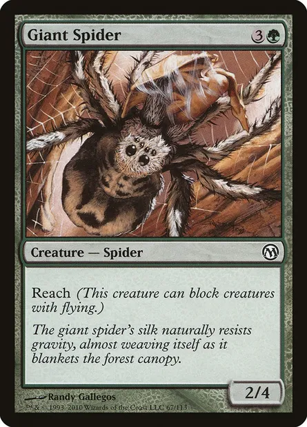 Giant Spider, Magic card DPA 67 — Duels of the Planeswalkers set