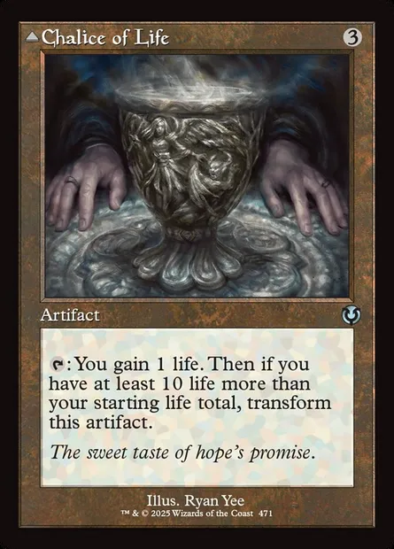 Calice de la vie // Calice de la mort, carte Magic INR 471 — extension Innistrad Remastered
