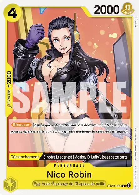 Nico Robin, carte One Piece ST29-009 — extension EGG HEAD