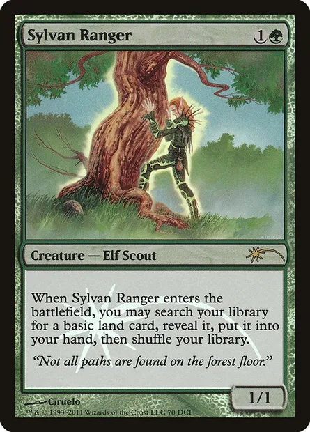 Sylvan Ranger, Magic card DCI 70 — DCI Promos set