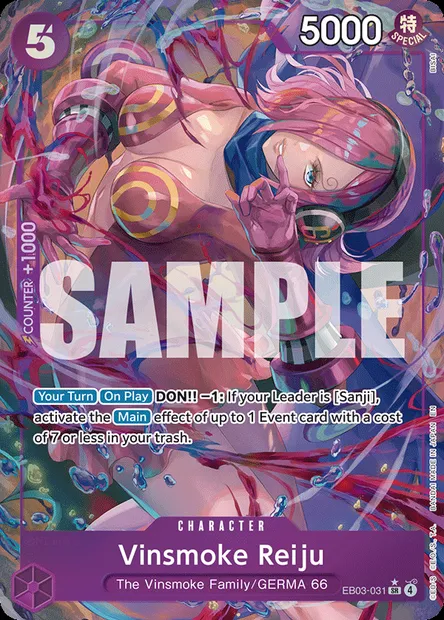 Vinsmoke Reiju, One Piece card EB03-031 — ONE PIECE HEROINES EDITION set