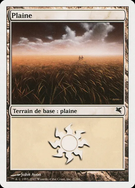 Plains, Magic card PSAL C21 — Salvat 2005 set