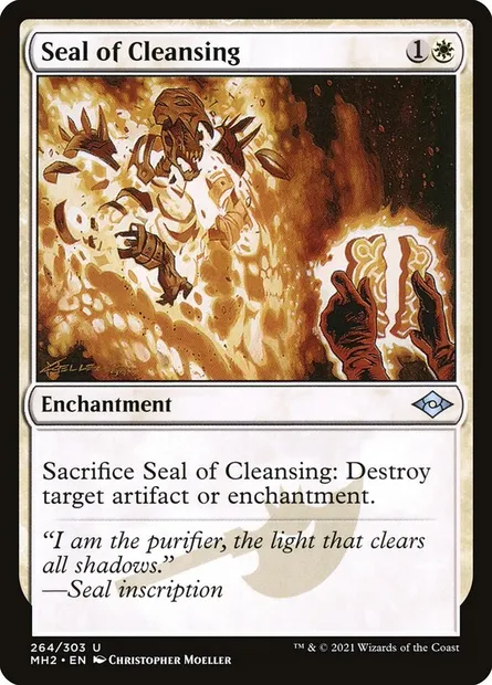 Seal of Cleansing, Magic card MH2 264 — Modern Horizons 2 set
