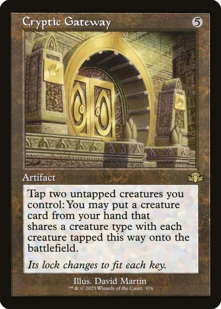 Cryptic Gateway, Magic card DMR 376 — Dominaria Remastered set