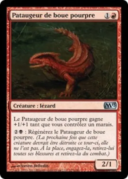 Pataugeur de boue pourpre, carte Magic M13 127 — extension Magic 2013