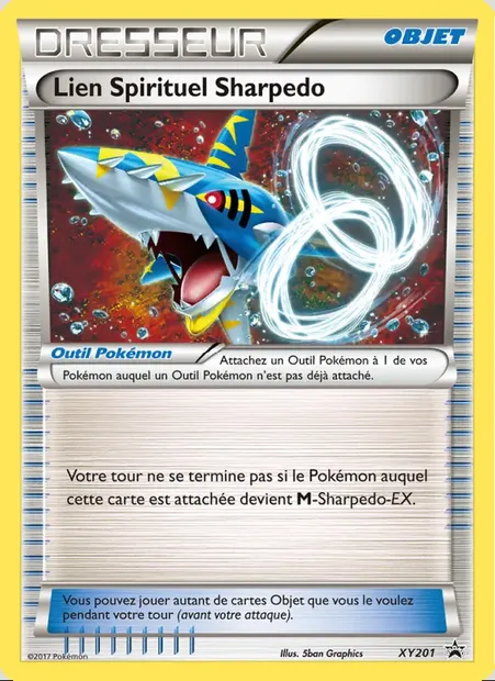 Lien Spirituel Sharpedo, carte Pokémon XY 201 — extension Promo XY