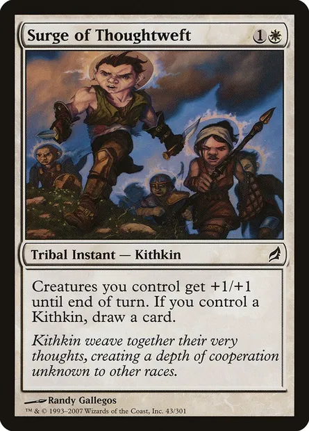 Surge of Thoughtweft, Magic card LRW 43 — Lorwyn set