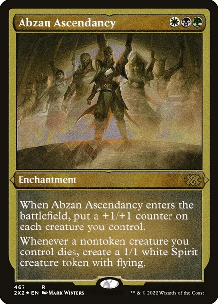 Abzan Ascendancy, Magic card 2X2 467 — Double Masters 2022 set