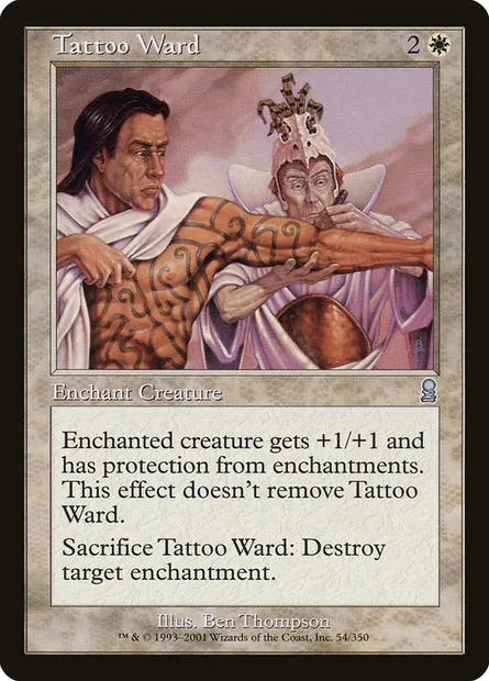 Tattoo Ward, Magic card ODY 54 — Odyssey set