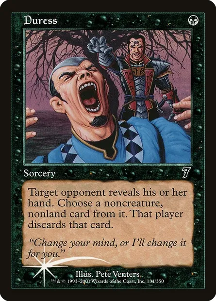 Contrainte, carte Magic 7ED 131★ — extension Septième Edition
