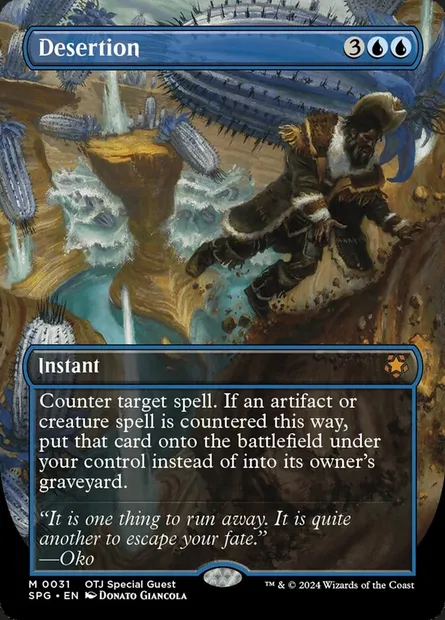 Desertion, Magic card SPG 31 — Special Guests set