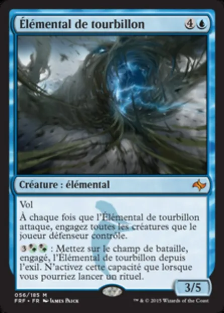 Élémental de tourbillon, carte Magic FRF 56 — extension Destin reforgé