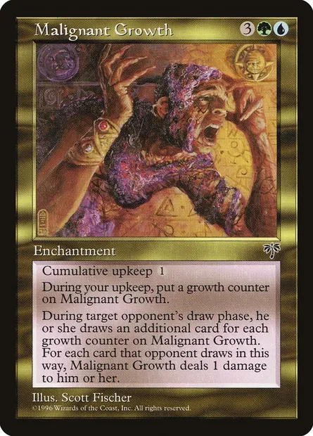 Croissance maligne, carte Magic MIR 272 — extension Mirage