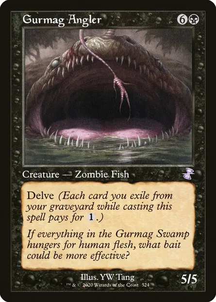 Gurmag Angler, Magic card TSR 324 — Time Spiral Remastered set