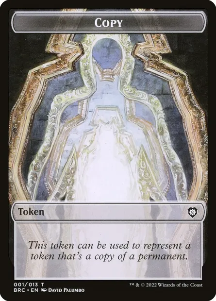 Copy, carte Magic TBRC 1 — extension The Brothers' War Commander Tokens