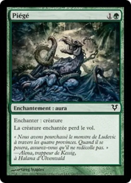 Piégé, carte Magic AVR 181 — extension Avacyn ressuscitée