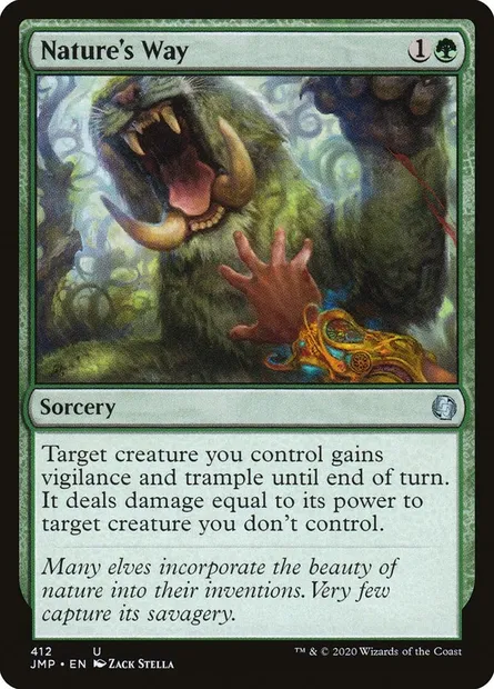 Nature's Way, Magic card JMP 412 — Jumpstart set