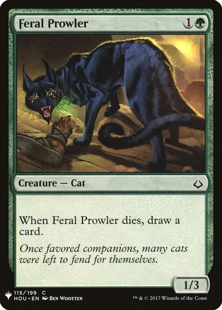 Rôdeur sauvage, carte Magic PLST HOU-115 — extension The List