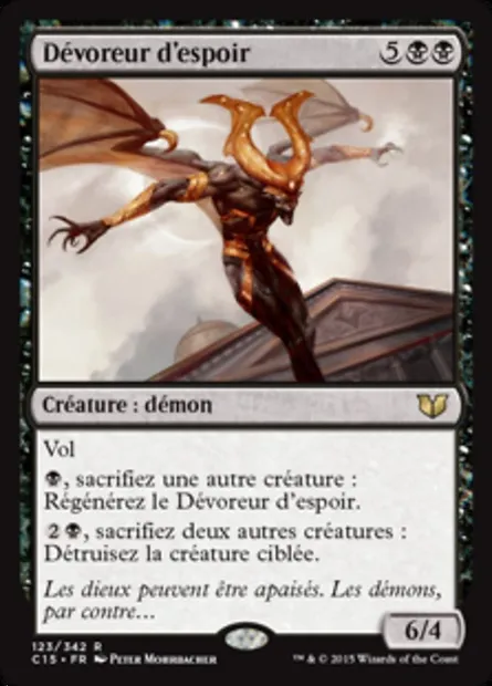 Dévoreur d'espoir, carte Magic C15 123 — extension Commander 2015