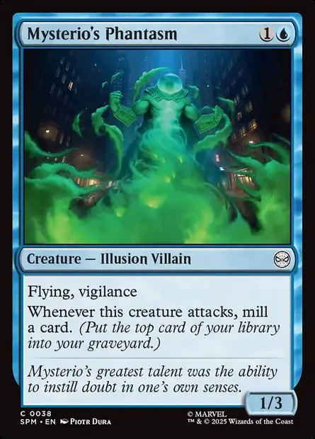 Mysterio's Phantasm, Magic card SPM 38 — Marvel's Spider-Man set