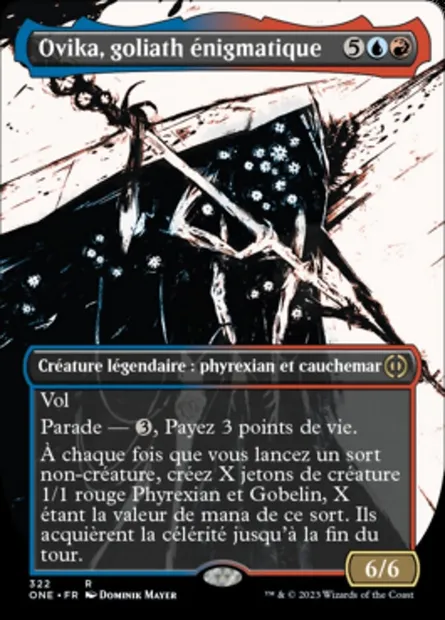 Ovika, goliath énigmatique, carte Magic ONE 322 — extension Tous Phyrexians