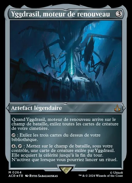 Yggdrasil, moteur de renouveau, carte Magic ACR 264 — extension Assassin's Creed