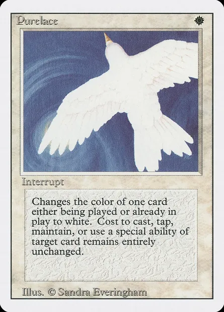 Purelace, Magic card 3ED 32 — Revised Edition set