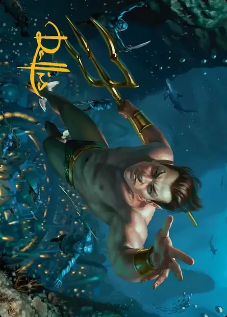 Namor the Sub-Mariner // Namor the Sub-Mariner, carte Magic AMSH 6 — extension Marvel Super Heroes Art Series