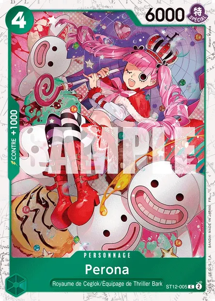 Perona, carte One Piece ST12-005 — extension Zoro and Sanji