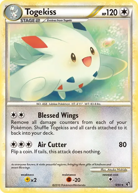 Togekiss, Pokémon card UD 9 — Undaunted set