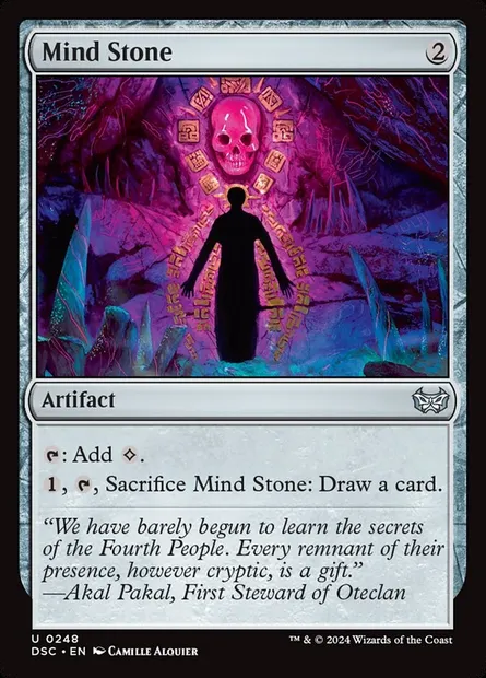 Mind Stone, Magic card DSC 248 — Duskmourn: House of Horror Commander set