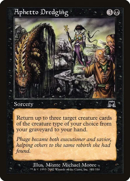 Dragage d'Aphetto, carte Magic ONS 125 — extension Carnage