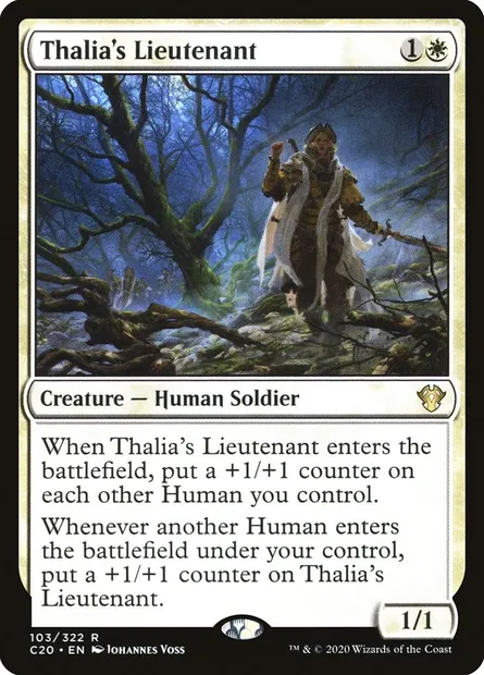 Thalia's Lieutenant, Magic card C20 103 — Commander 2020 set