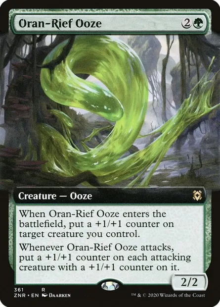 Oran-Rief Ooze, Magic card ZNR 361 — Zendikar Rising set