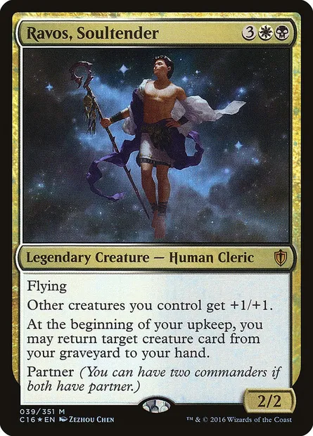 Ravos, Soultender, Magic card C16 39 — Commander 2016 set