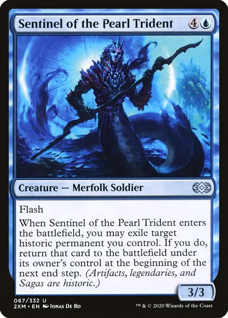 Sentinel of the Pearl Trident, Magic card 2XM 67 — Double Masters set