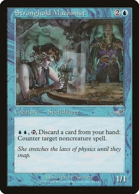 Stronghold Machinist, Magic card NEM 46 — Nemesis set