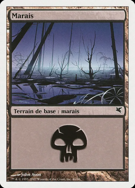 Swamp, Magic card PSAL D46 — Salvat 2005 set