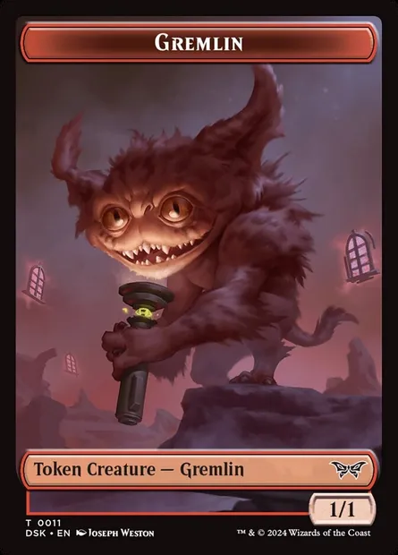 Gremlin, Magic card TDSK 11 — Duskmourn: House of Horror Tokens set
