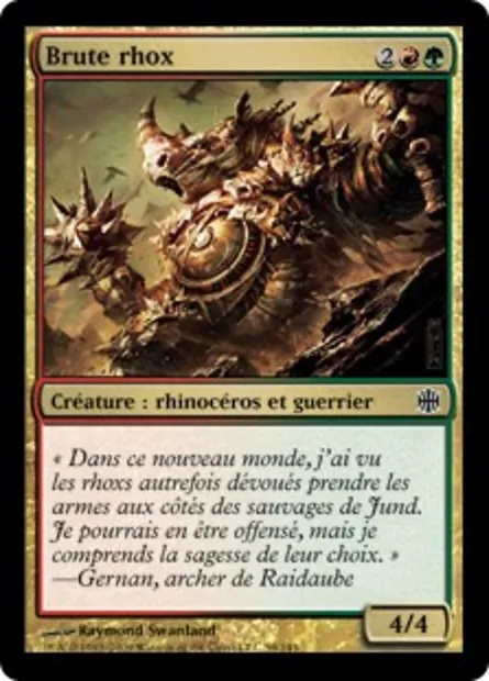 Brute rhox, carte Magic ARB 59 — extension La Renaissance d'Alara
